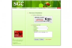 SGC - page contact