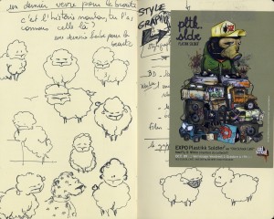 Histoires de moutons - recherches stylisques - Character design
