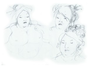 Grosse Dame - expression 02