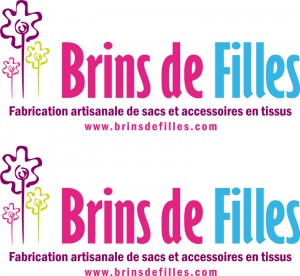 Brins de Filles - Banderolle 125X100 pour stand