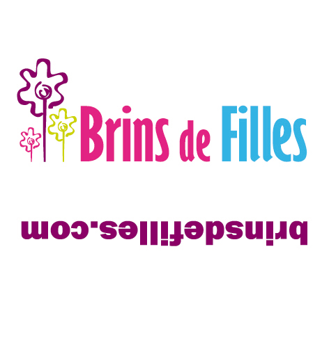 Brins de Filles - Etiquettes pliées 40x42 pour coudre sur les produits