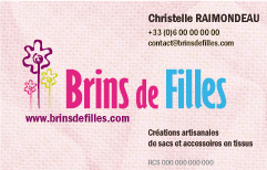 Brins de Filles - Carte de visite