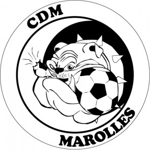 logo CDM Marolles Noir et Blanc