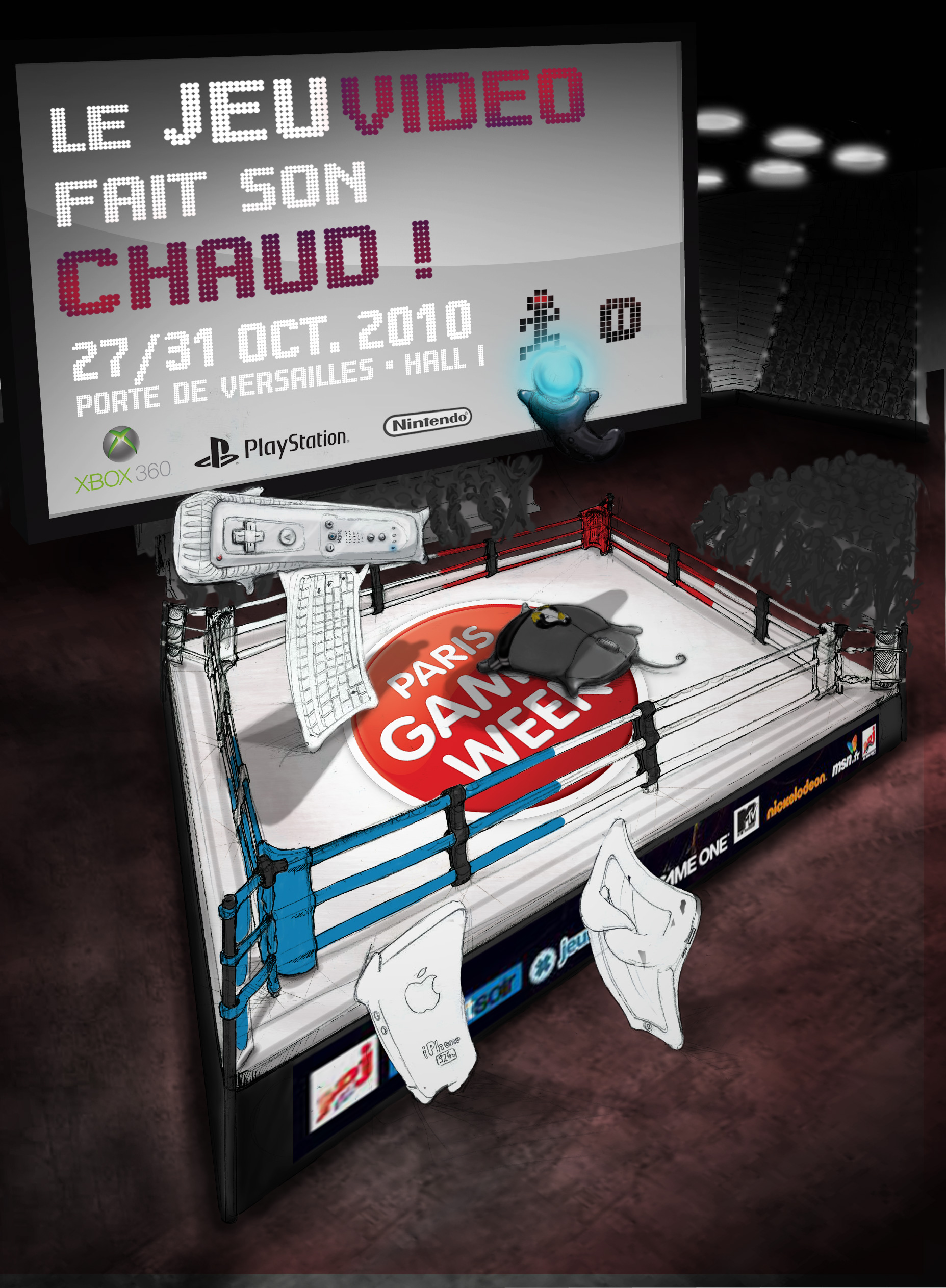 affiche Paris Games Week étape 08