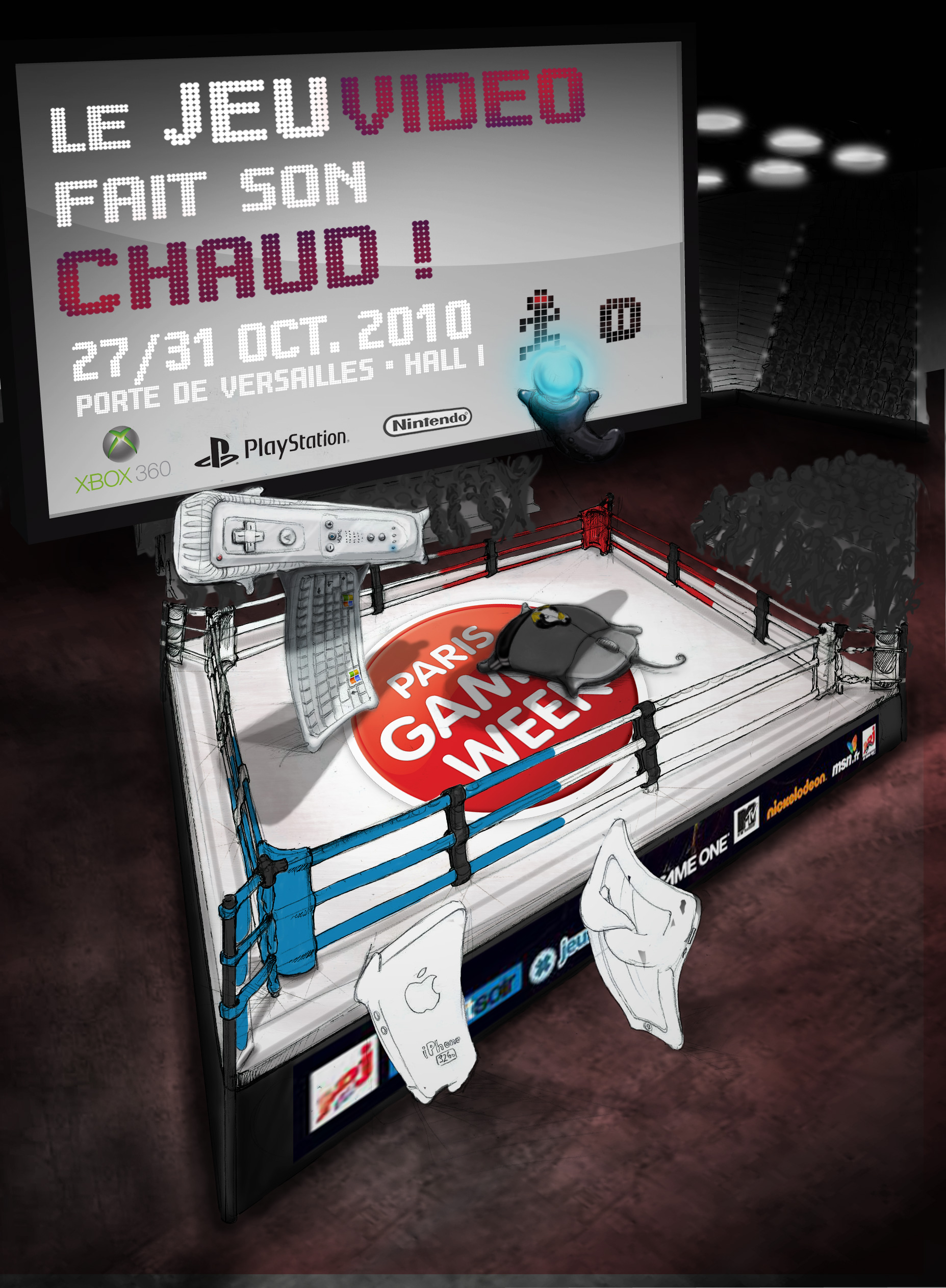 affiche Paris Games Week étape 09